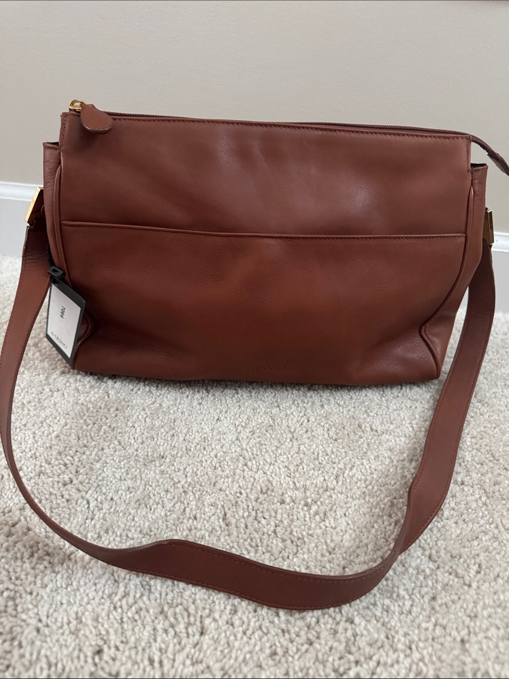 Desmo leather satchel - NWT